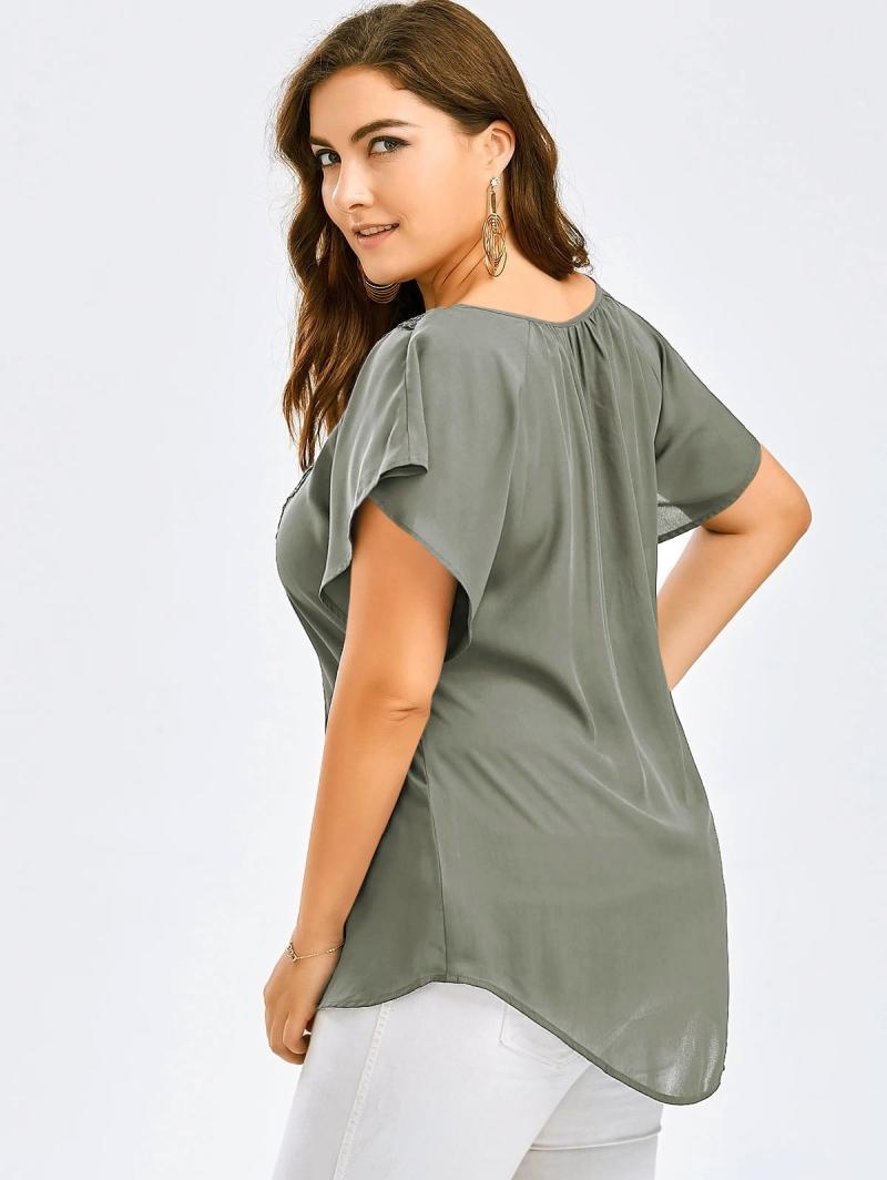 Blouses & Tops | Womens Draped Back Cocktail Top Blouses & Tops Blouses & Tops