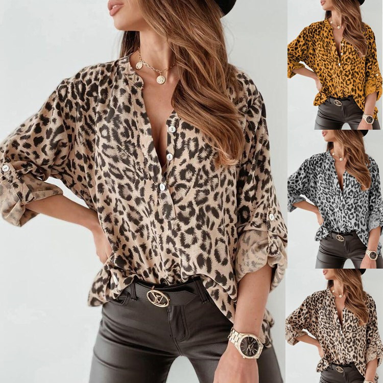 Blouses & Tops | Womens Leopard Parker Blouse Blouses & Tops Blouses & Tops