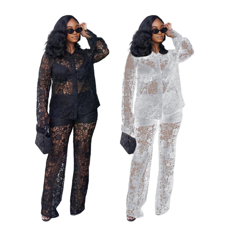 Blouses & Tops | Womens Lucy Cotton Blend Lace Shirt Blouses & Tops Blouses & Tops