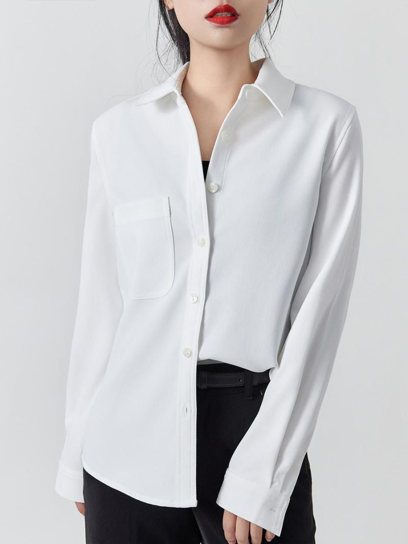 Blouses & Tops | Womens Natalia Fitted Shirt Blouses & Tops Blouses & Tops