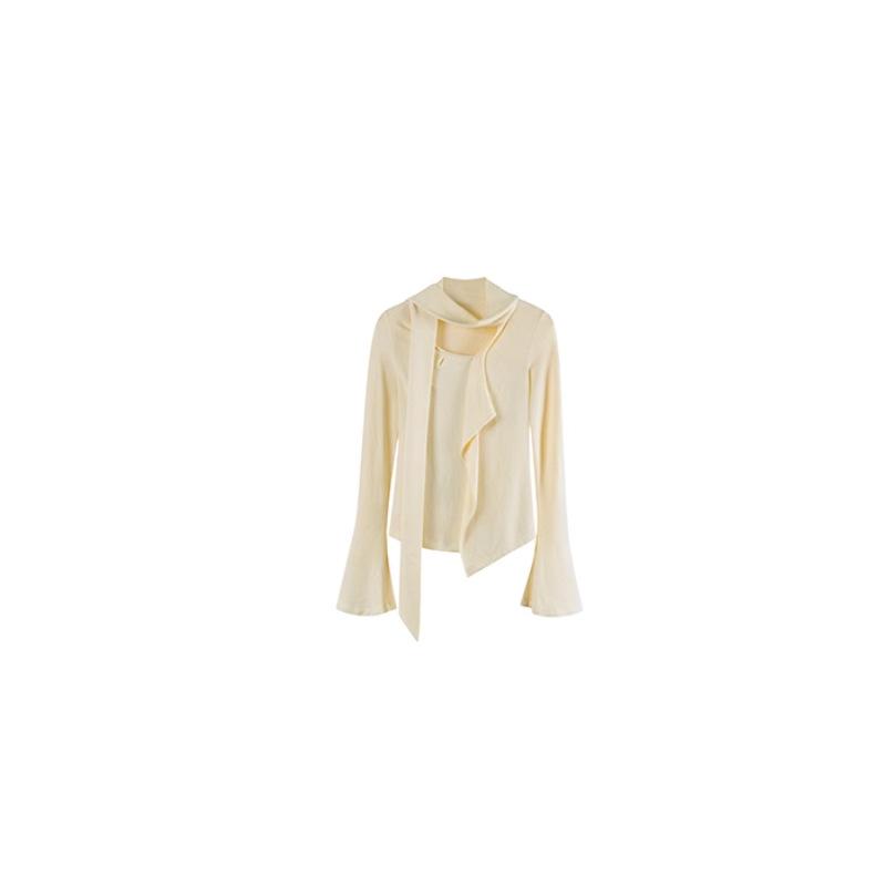 Blouses & Tops | Womens Scarf Neck Silk Blouse Blouses & Tops Blouses & Tops