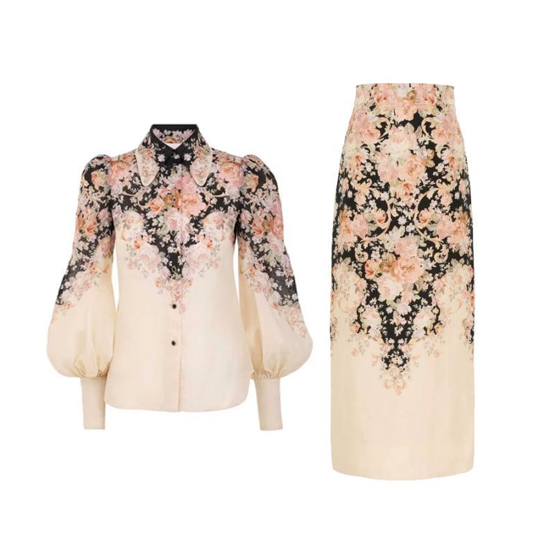 Blouses & Tops | Womens Serena Floral Print Shirt Blouses & Tops Blouses & Tops