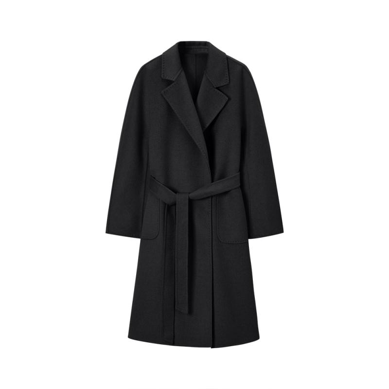 Cashmere | Womens Cashmere Blend Wrap Coat Cashmere Cashmere