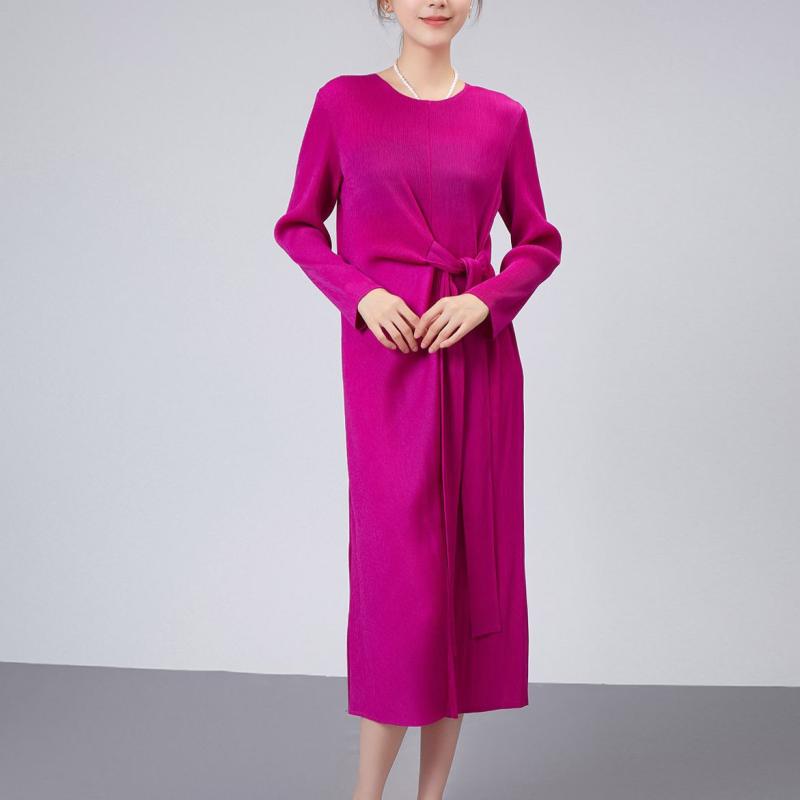 Dresses | Womens Magenta Valentina Tie Waist Dress Dresses Dresses