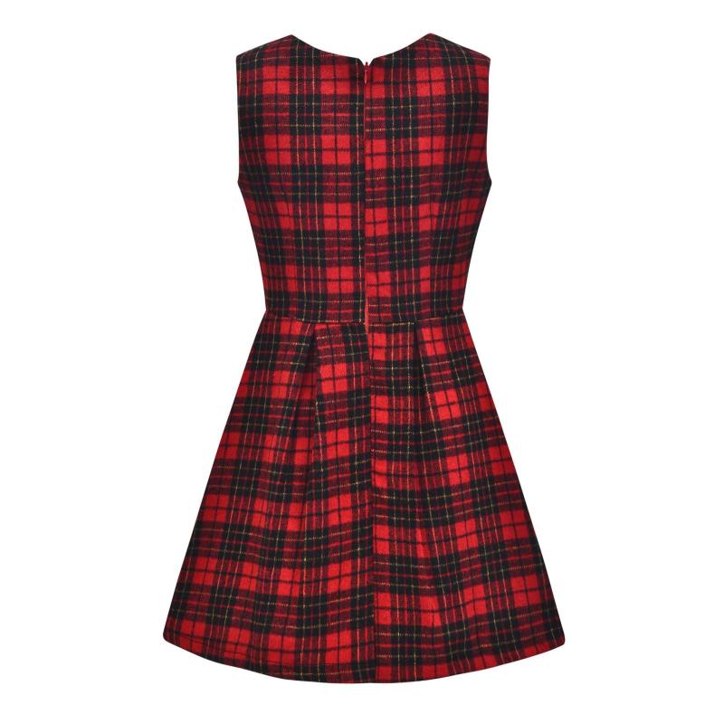 Dresses | Womens Melanie Check Wool Dress Dresses Dresses