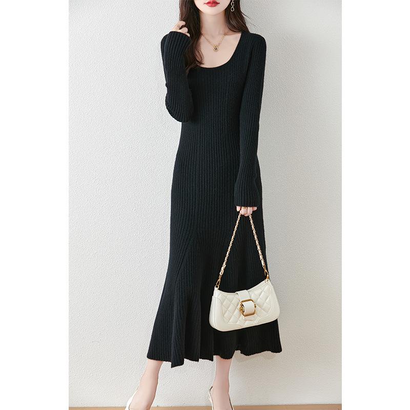 Dresses | Womens Rib Knit Midi Dress Dresses Dresses