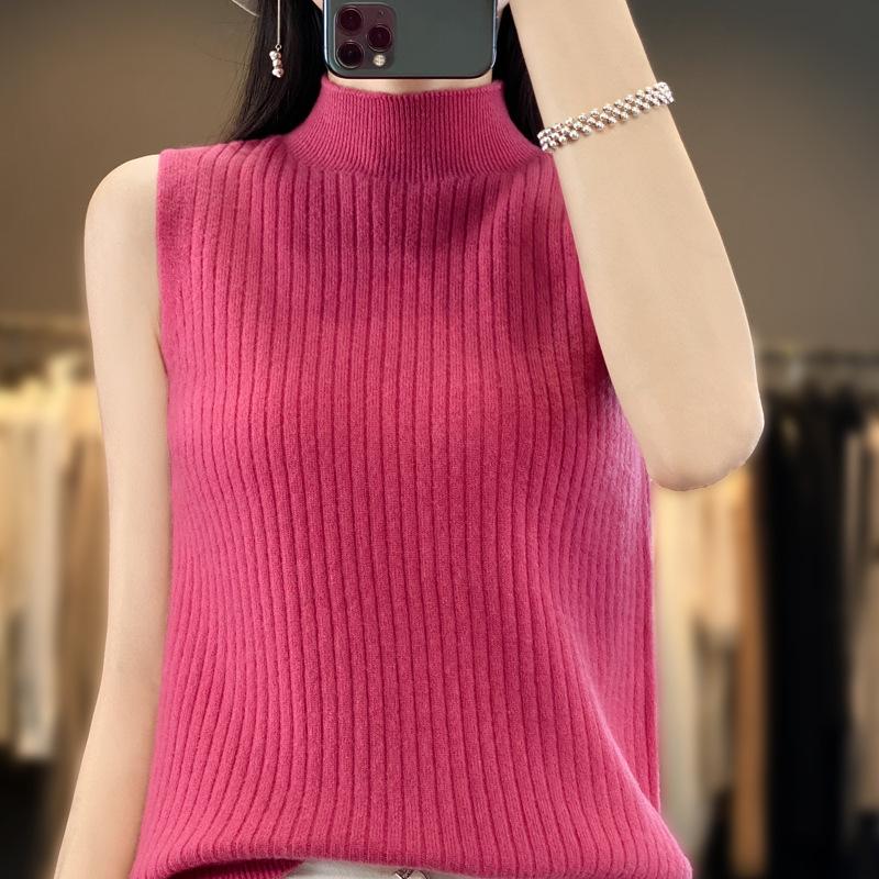 Knitwear | Womens High Neck Ribbed Tunic Knitwear Knitwear