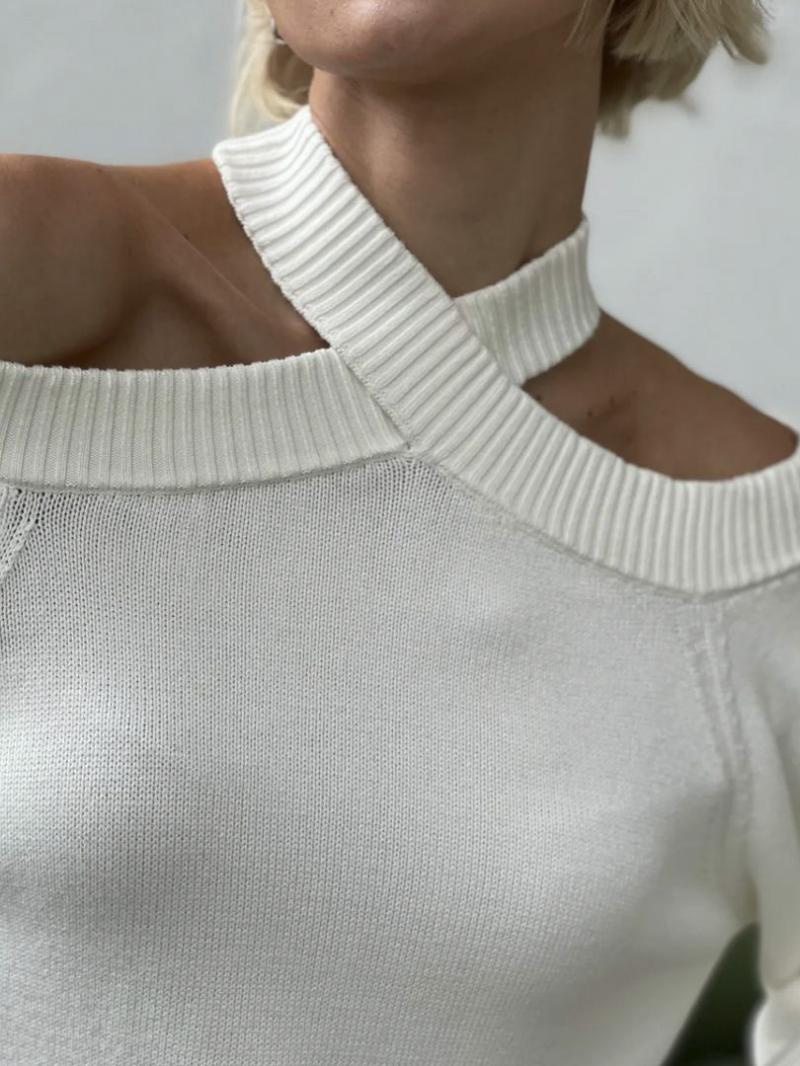 Knitwear | Womens Pamilla Ribbed Halter Neck Top Knitwear Knitwear