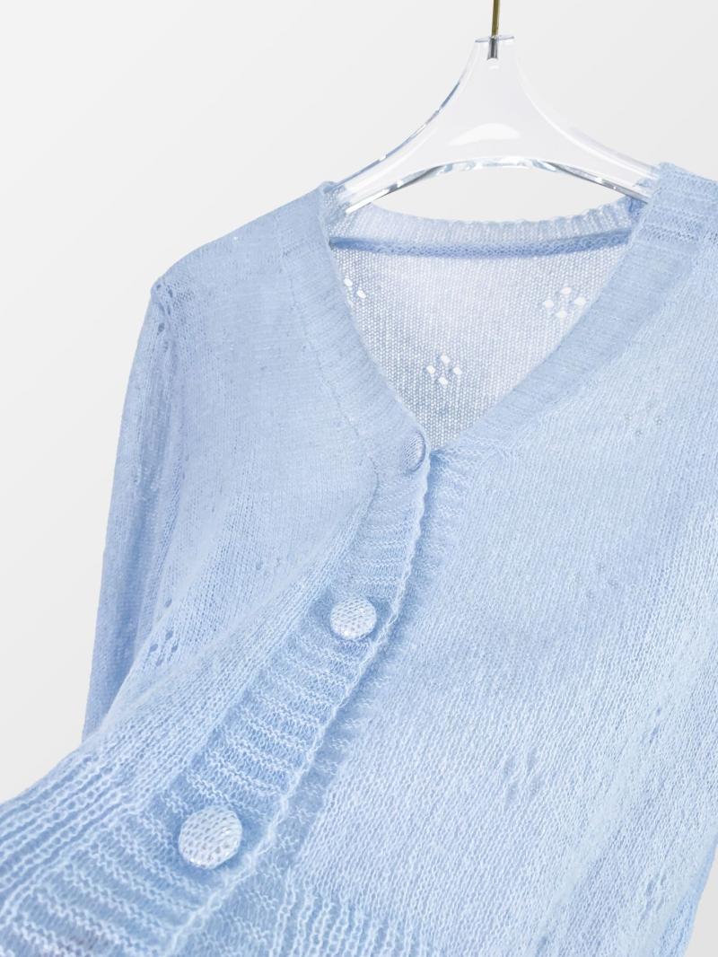 Knitwear | Womens Ribbed Button Cardigan Knitwear Knitwear