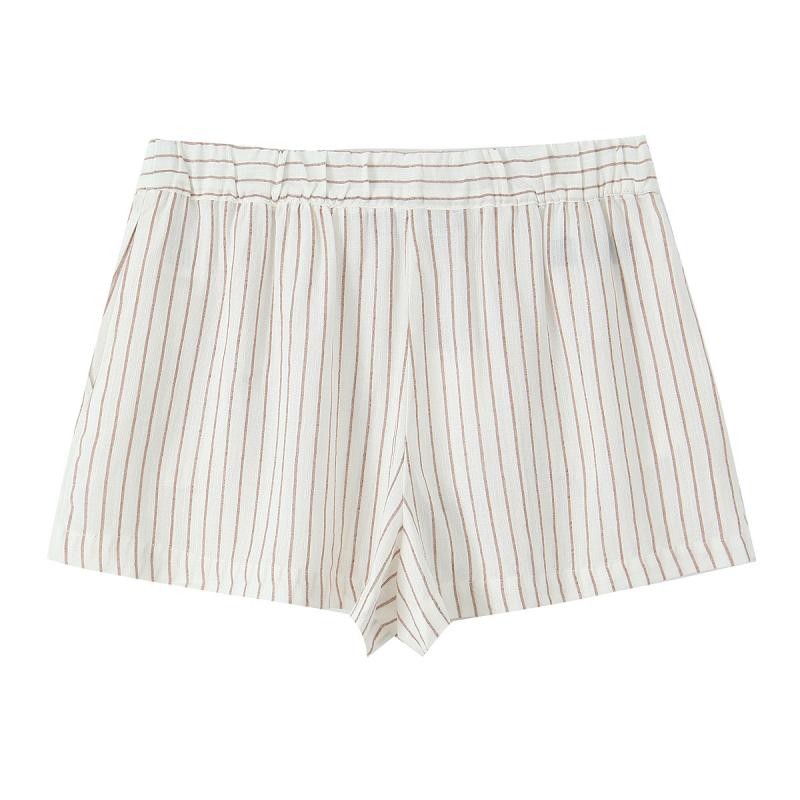 Shorts | Womens Italian Pinstripe Shorts Shorts Shorts