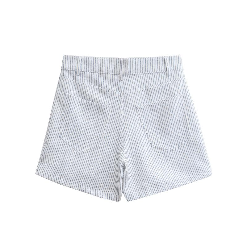 Shorts | Womens Striped Brigette Cotton Short Shorts Shorts