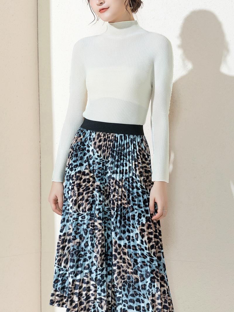 Skirts | Womens Brushed Leopard Bias Cut Midi Skirt Skirts Skirts