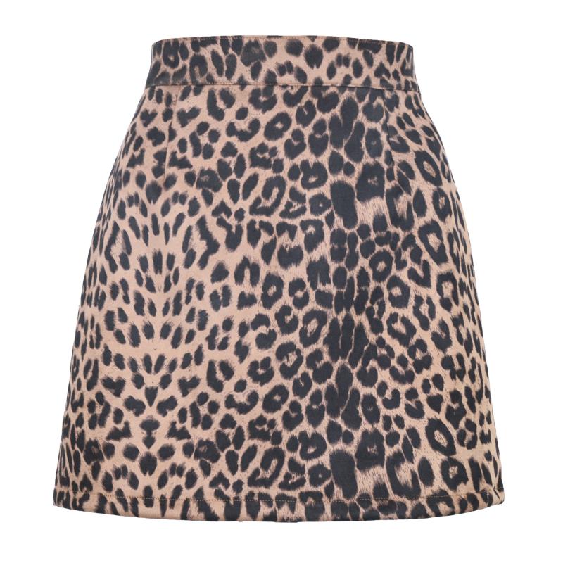 Skirts | Womens Dashed Leopard Print Petite Mini Skirt Skirts Skirts