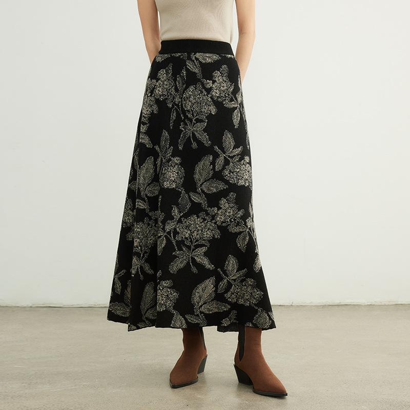 Skirts | Womens French Paisley Split Skirt Skirts Skirts