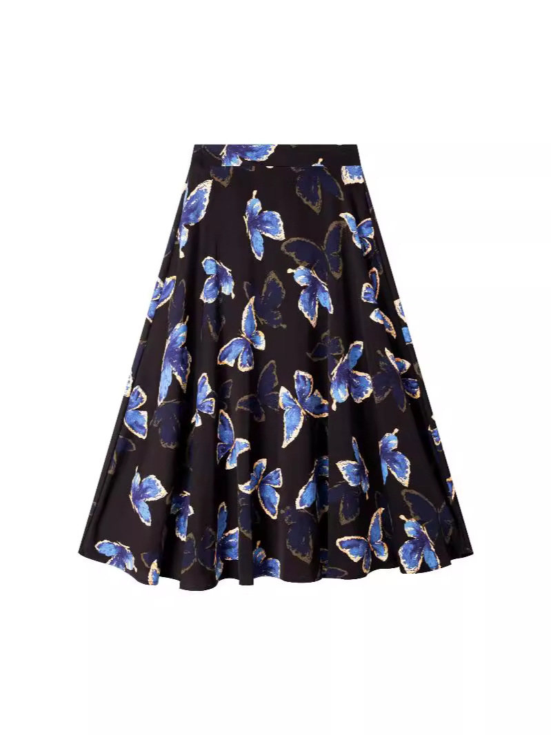 Skirts | Womens Haze Floral Crepe Skirt Skirts Skirts