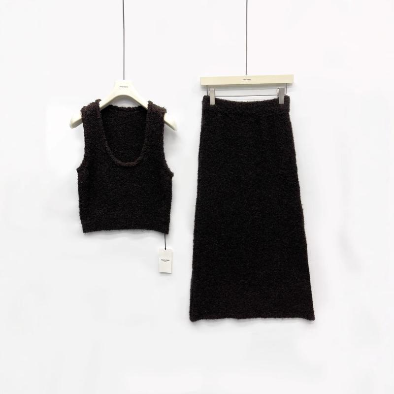 Skirts | Womens Kilena Knit Wool Blend Skirt Skirts Skirts