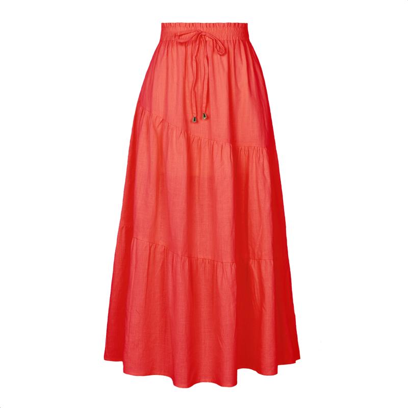 Skirts | Womens Maria Tiered Cotton Skirt Skirts Skirts