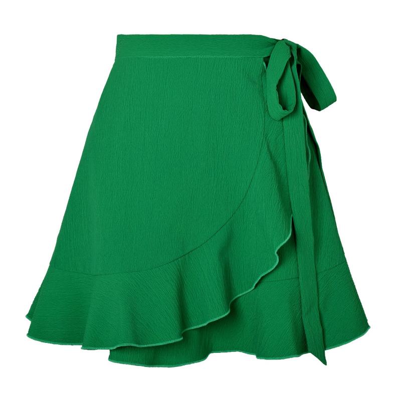 Skirts | Womens Ruffled Wrap Midi Skirt Skirts Skirts