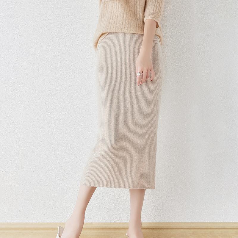 Skirts | Womens Split Knitted Skirt Skirts Skirts