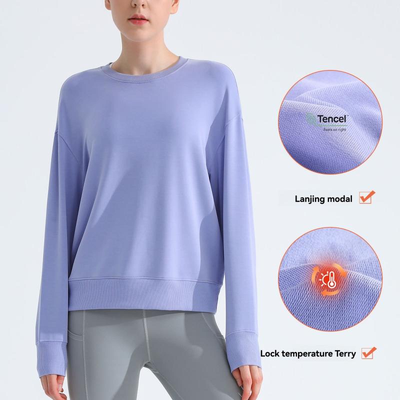 Sweatshirts & Fleeces | Womens Brushed Round Neck Sweatshirt Sweatshirts & Fleeces Sweatshirts & Fleeces