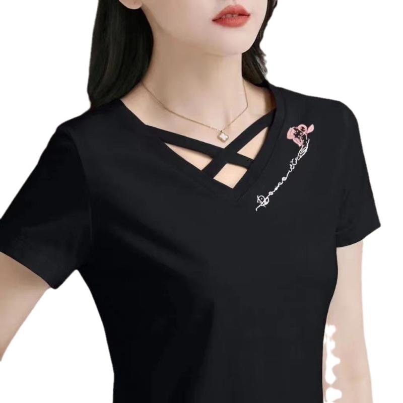 T-Shirts & Vests | Womens Cotton Blend T-Shirt T-Shirts & Vests T-Shirts & Vests