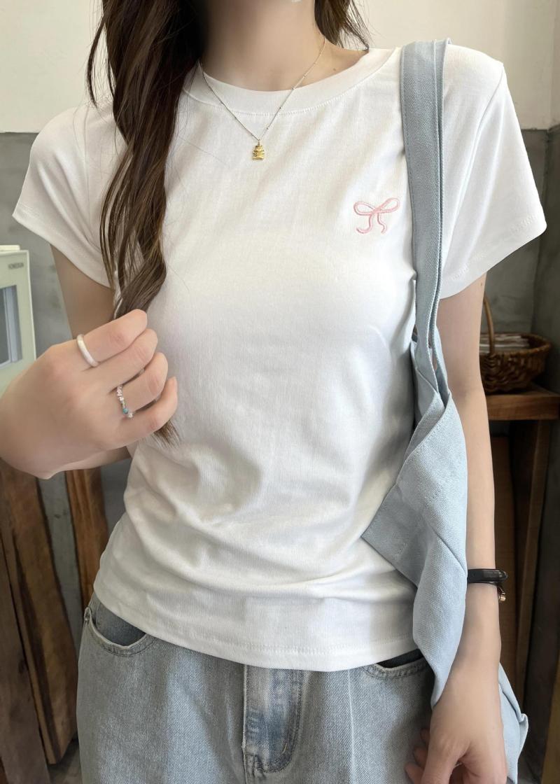 T-Shirts & Vests | Womens Embroidered Horseshoe T-Shirt T-Shirts & Vests T-Shirts & Vests