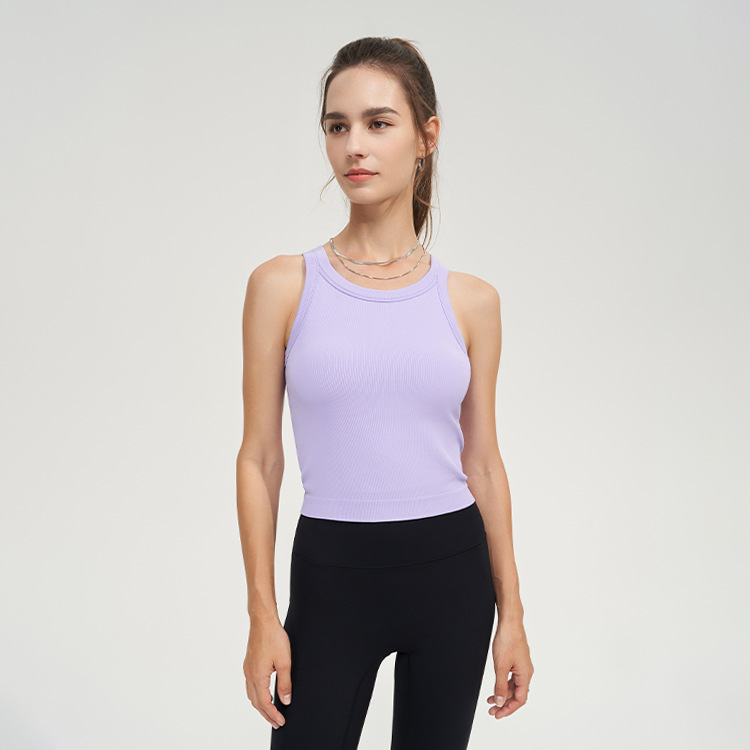 T-Shirts & Vests | Womens Ribbed Scoop Vest T-Shirts & Vests T-Shirts & Vests