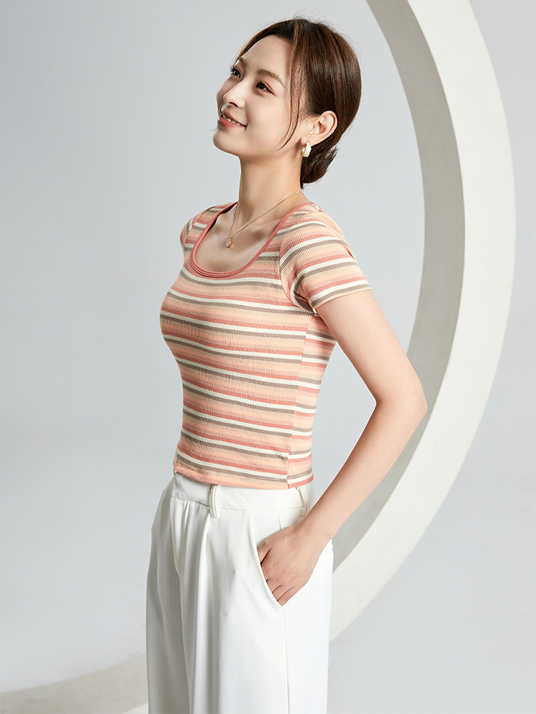 T-Shirts & Vests | Womens Stripe T-Shirt T-Shirts & Vests T-Shirts & Vests