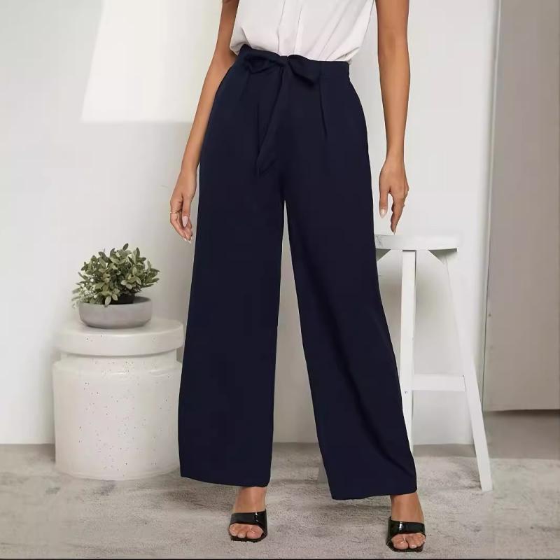 Trousers | Womens Jacqui Wide Leg Linen Trousers Trousers Trousers