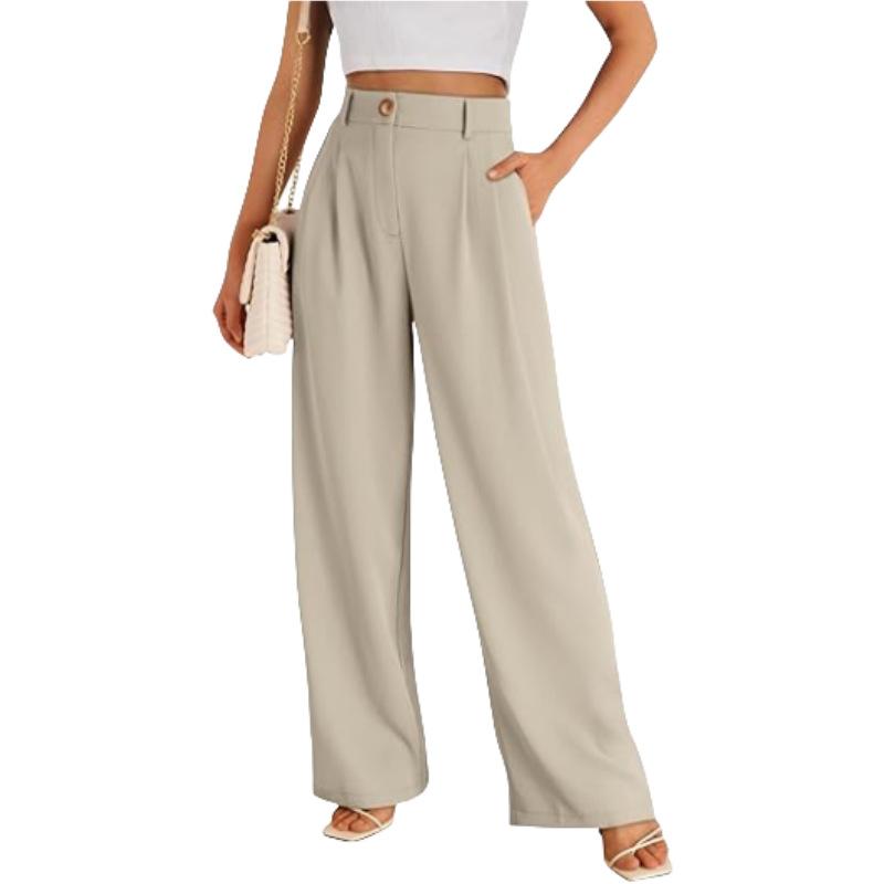 Trousers | Womens Luxe Twill Wide Leg Trousers Trousers Trousers