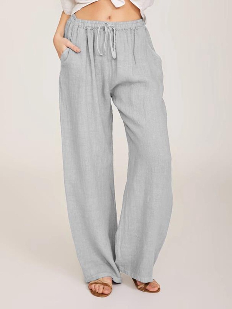 Trousers | Womens Wide Leg Satin Trousers Trousers Trousers